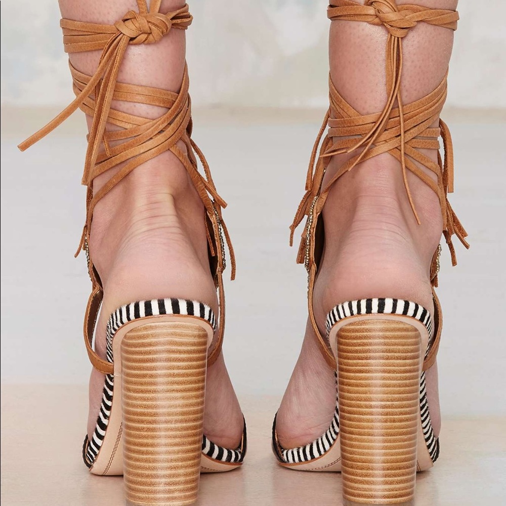 Sam Edelman tribal heeled sandals